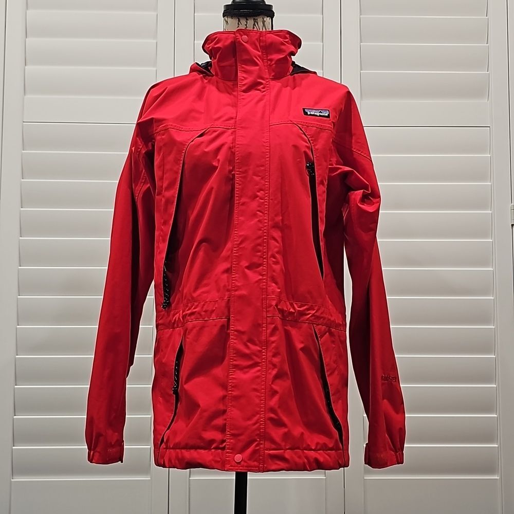Patagonia Vintage M's Liquid Sky Jacket Style #83590 Red Sz XSmall Used